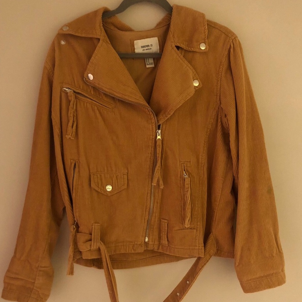 SOLD:Caramel corduroy jacket